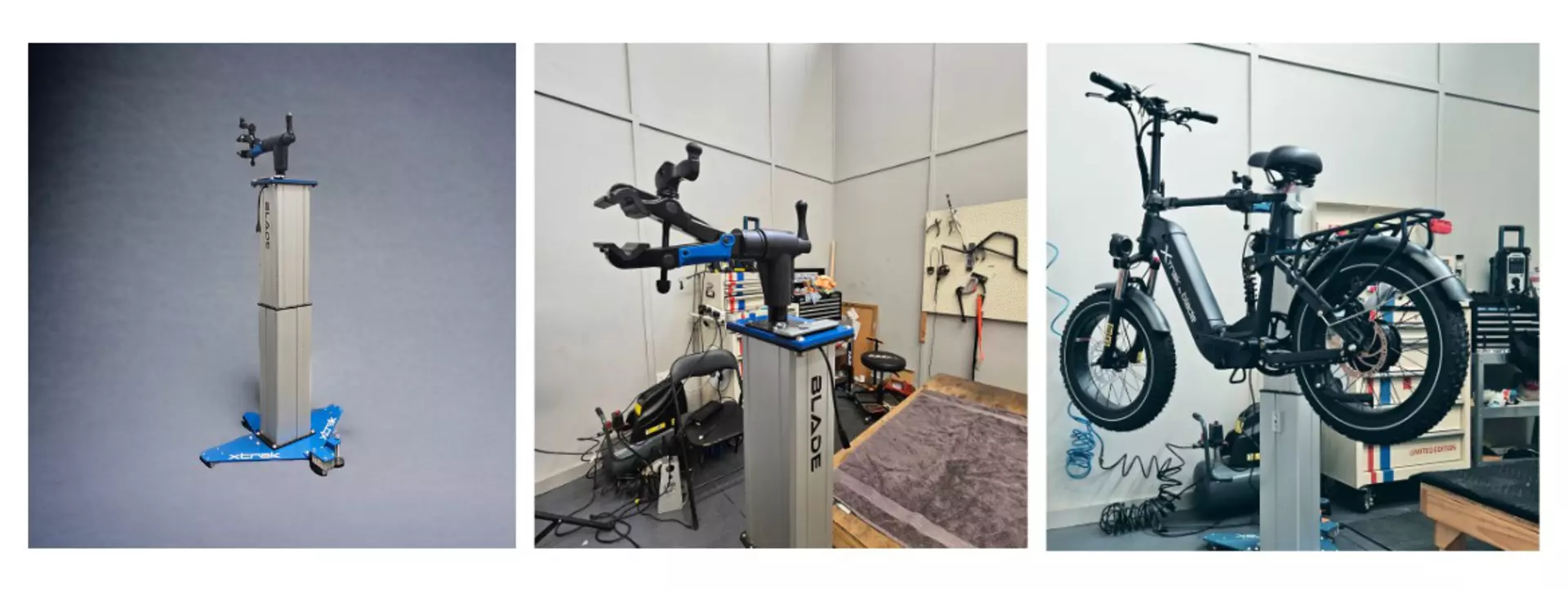 Blade Commercial's e-bike lifting system powered by LINAK lifting solutions.