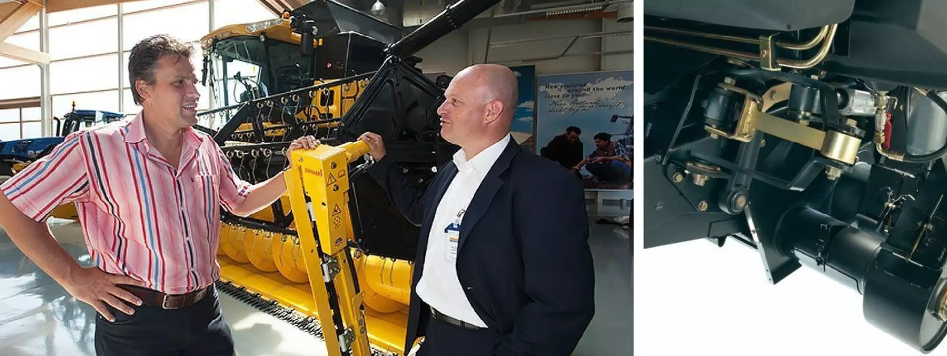 New Holland combine harvester case story