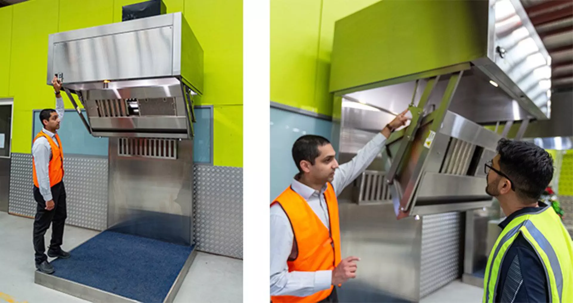 The ezyAXS kitchen exhaust hood, successfully automated with LINAK actuators.