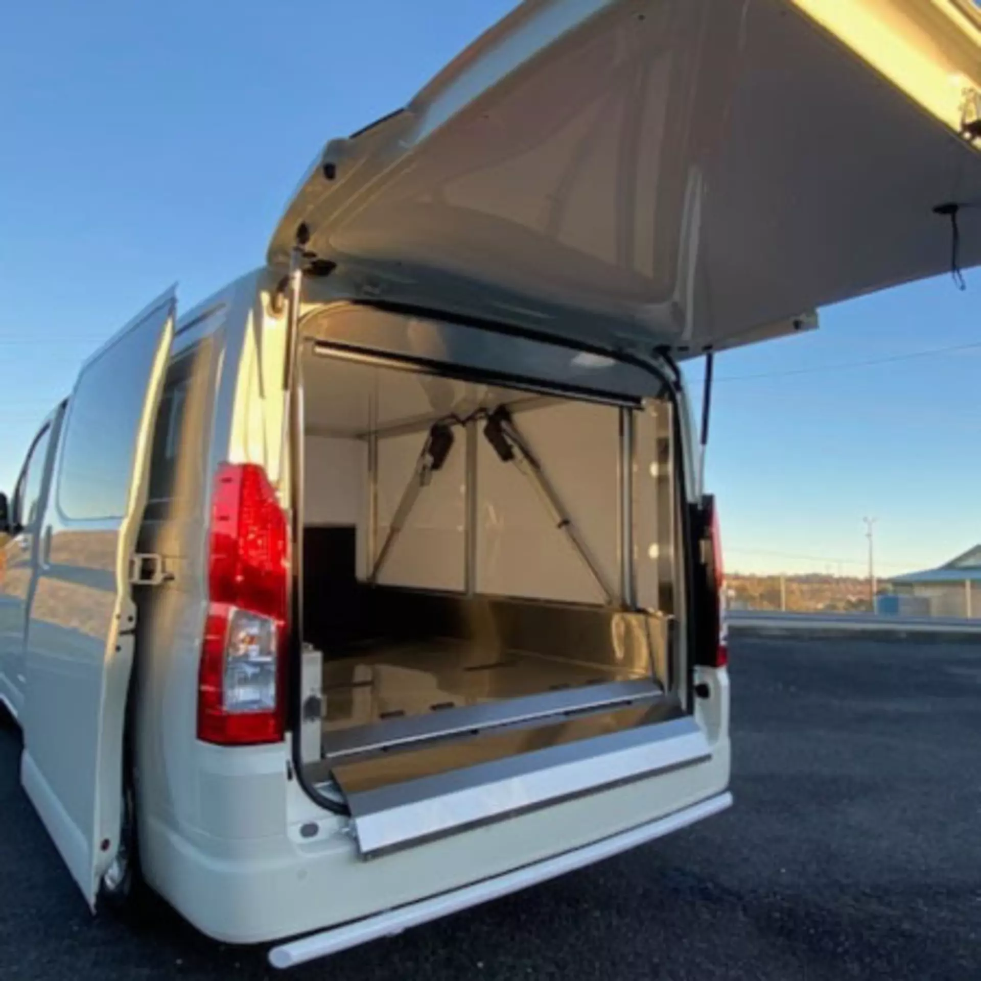 Hillier engineers automation with LINAK actuators for funeral transfer vans