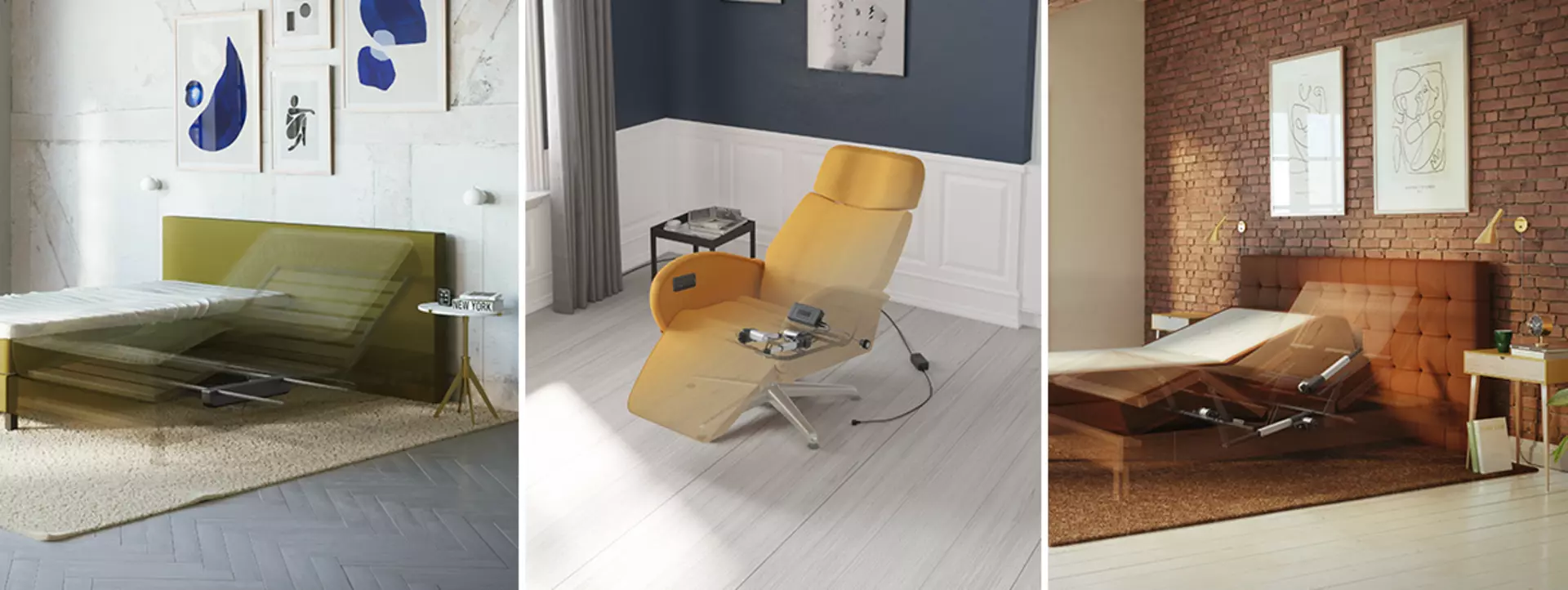 Recliner and beds