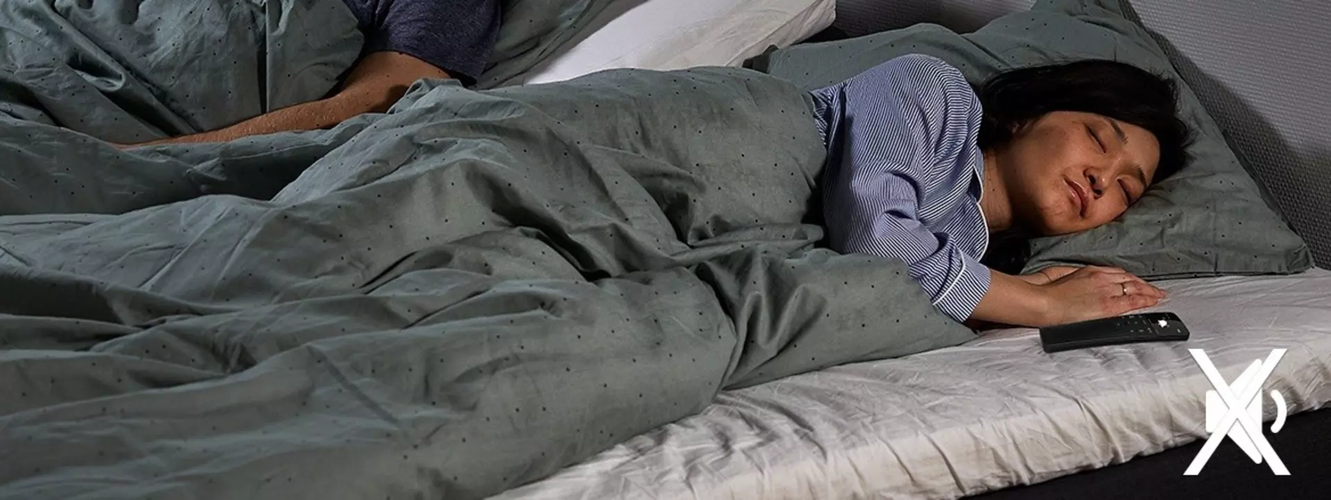Enjoy a comfort bed with a silent alarm feature
