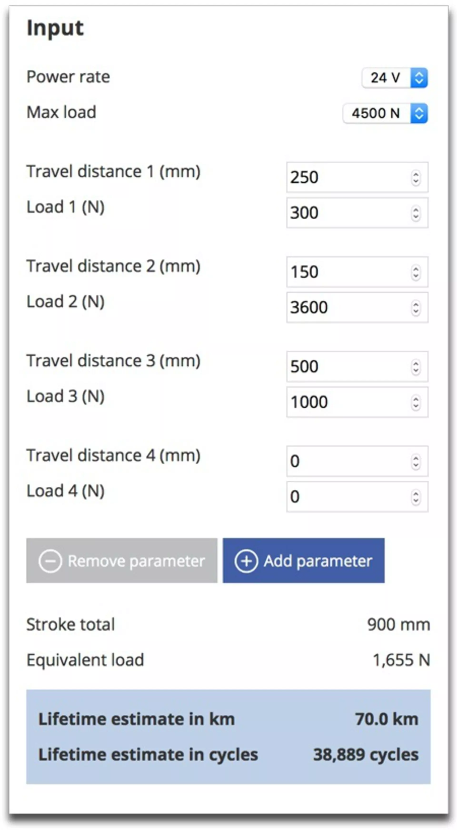B10 lifetime calculator