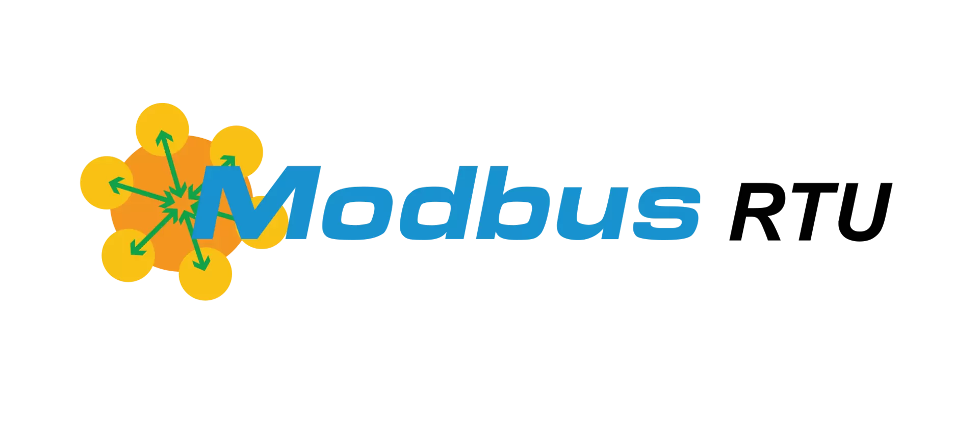Modbus RTU protocol logo – serial communication standard