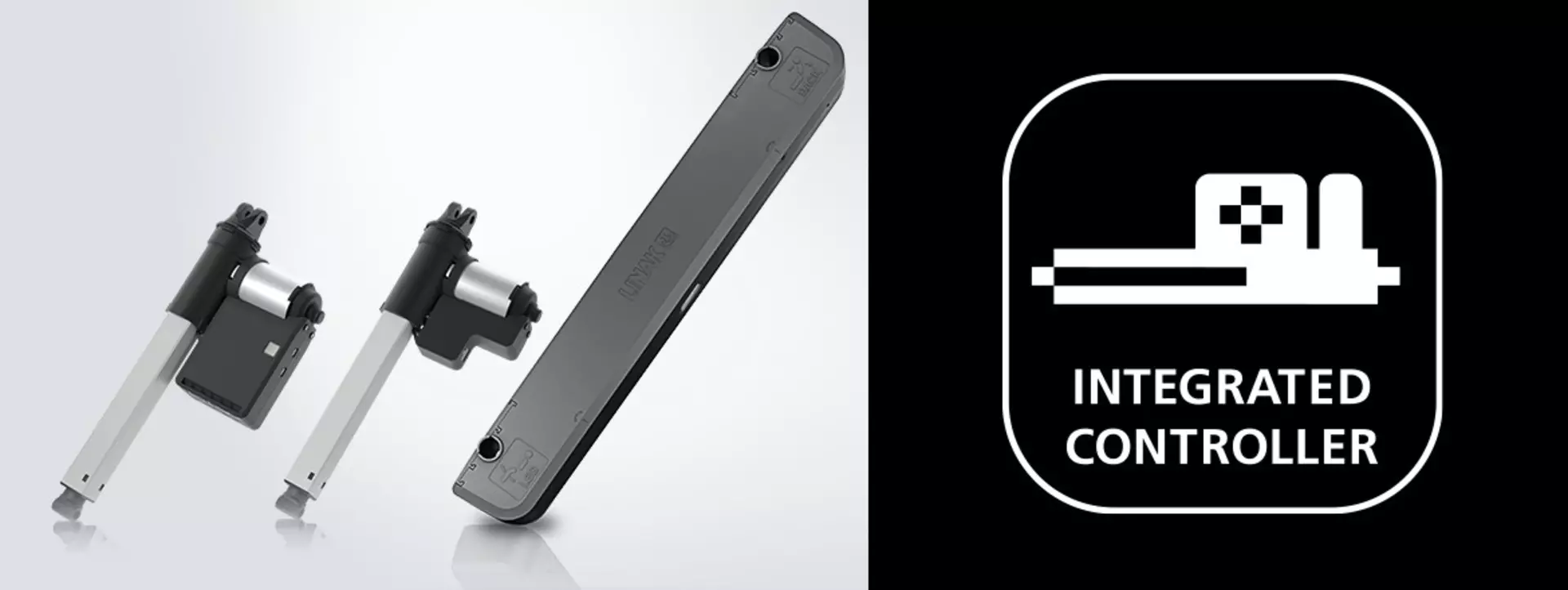 Using integrated controllers for comfort beds