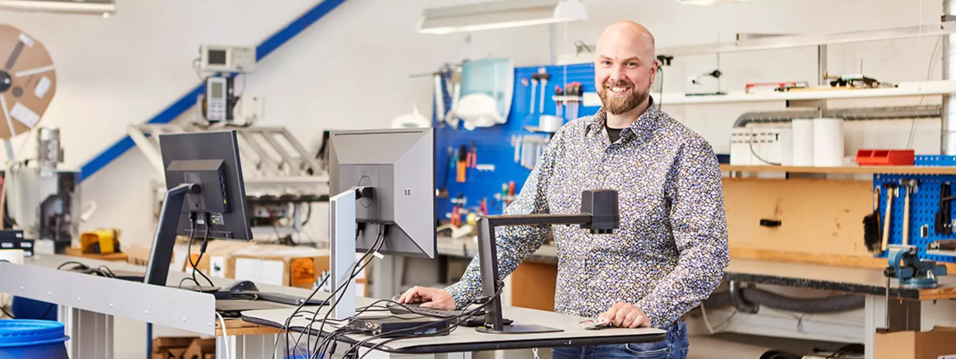 Rune S. B. Kristensen, leder for Produktion & Produktkvalitet hos LINAK Danmark i Silkeborg
