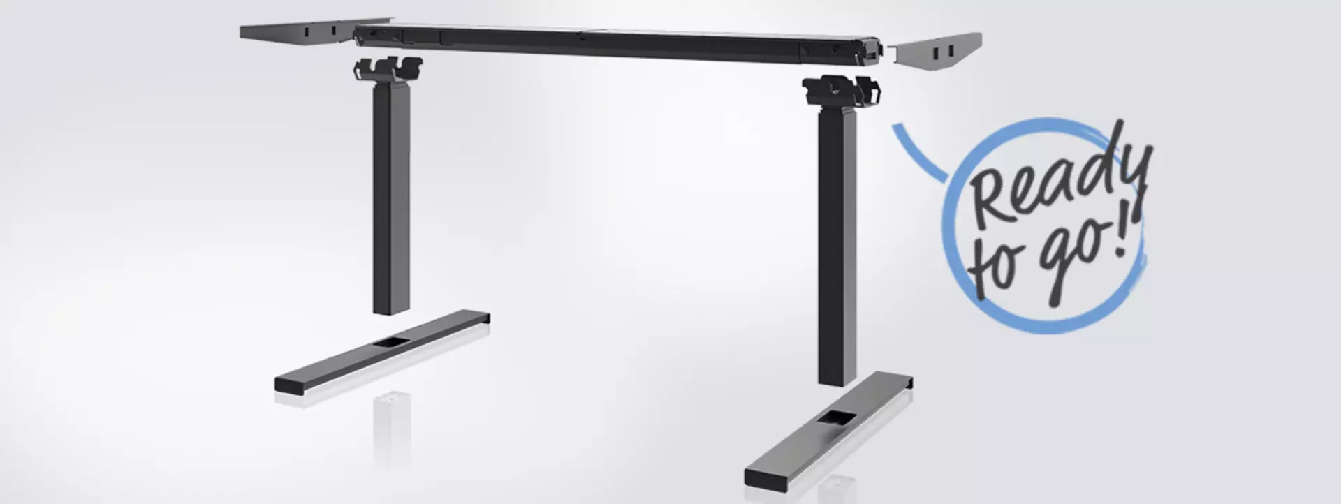 Desk Frame 2 is the intuitive full-frame solution for office desks by LINAK®