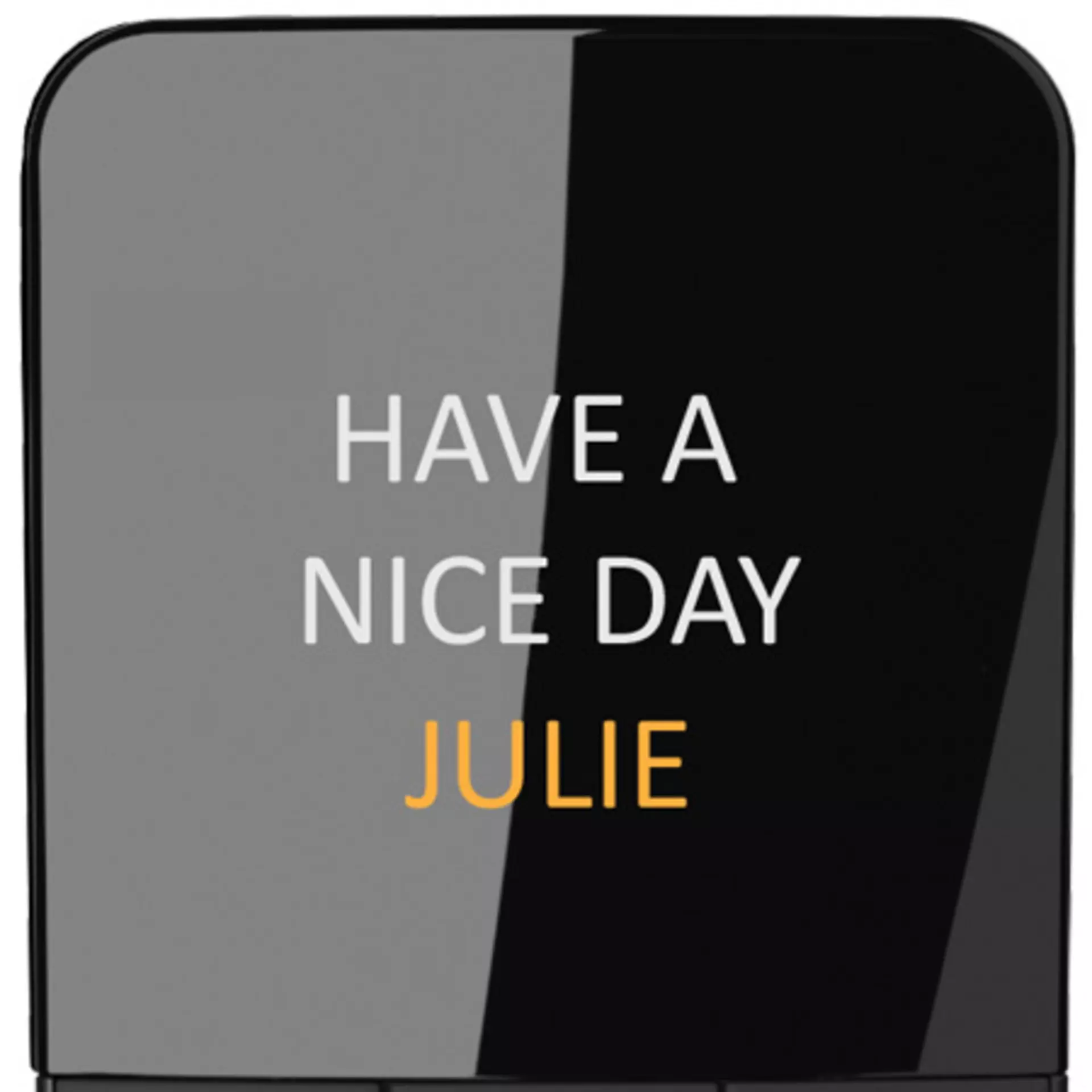 Name and personal notifications in the HC40 Advanced