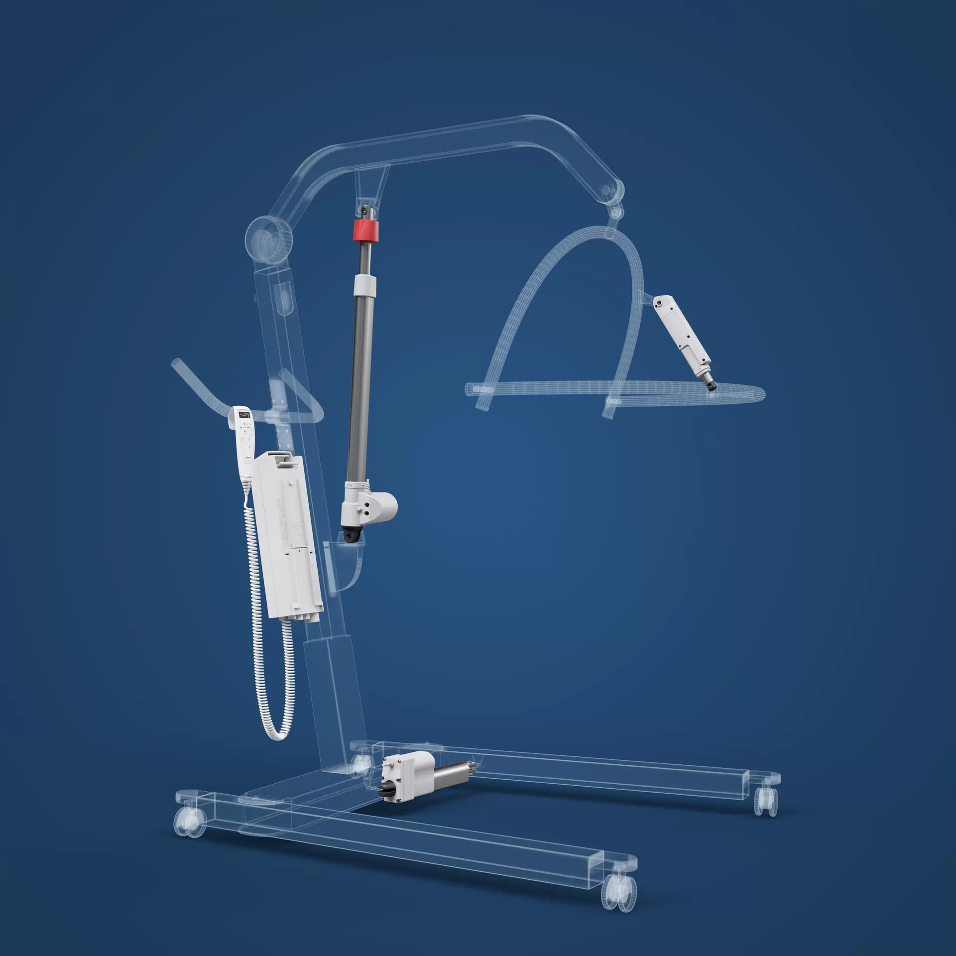 Mobile patient lift for safe and reliable patient handling