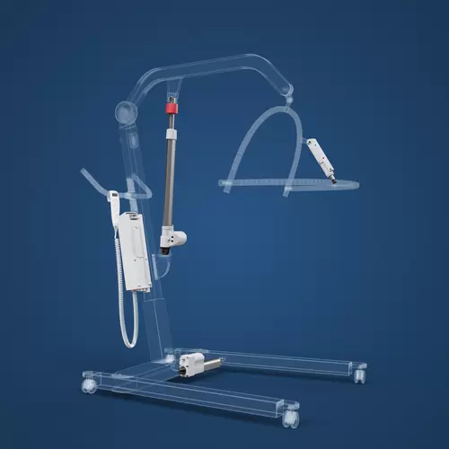 Mobile patient lift for safe and reliable patient handling