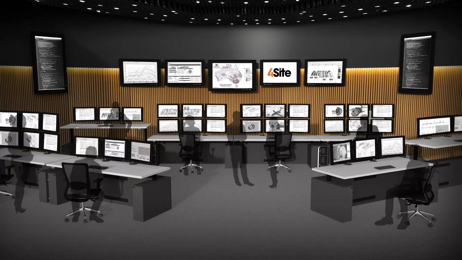 4Site console using LINAK height-adjustable actuator technology