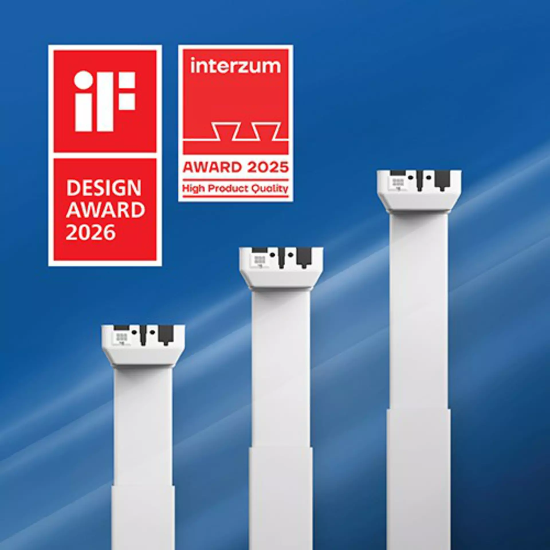 New award-winning range of lifting columns. Engineered to perform, designed to last – and built for business.