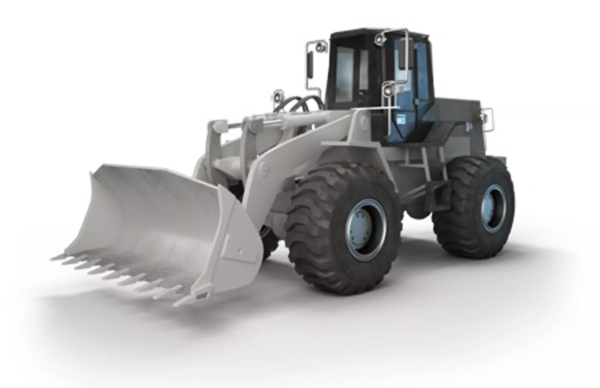 Shock testing electric actuators for industrial applications - Wheel loader