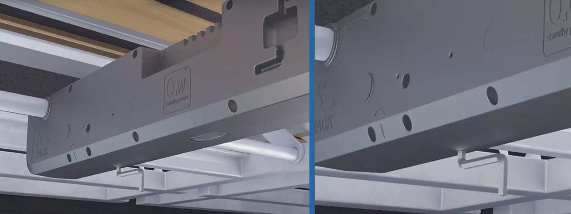 Mechanical emergency lowering of the LINAK TWINDRIVE electric dual actuator TD4 or TD5