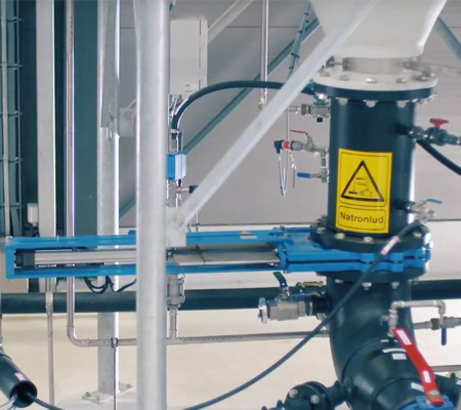 Electric actuated valves optimise processes in wastewater treatment