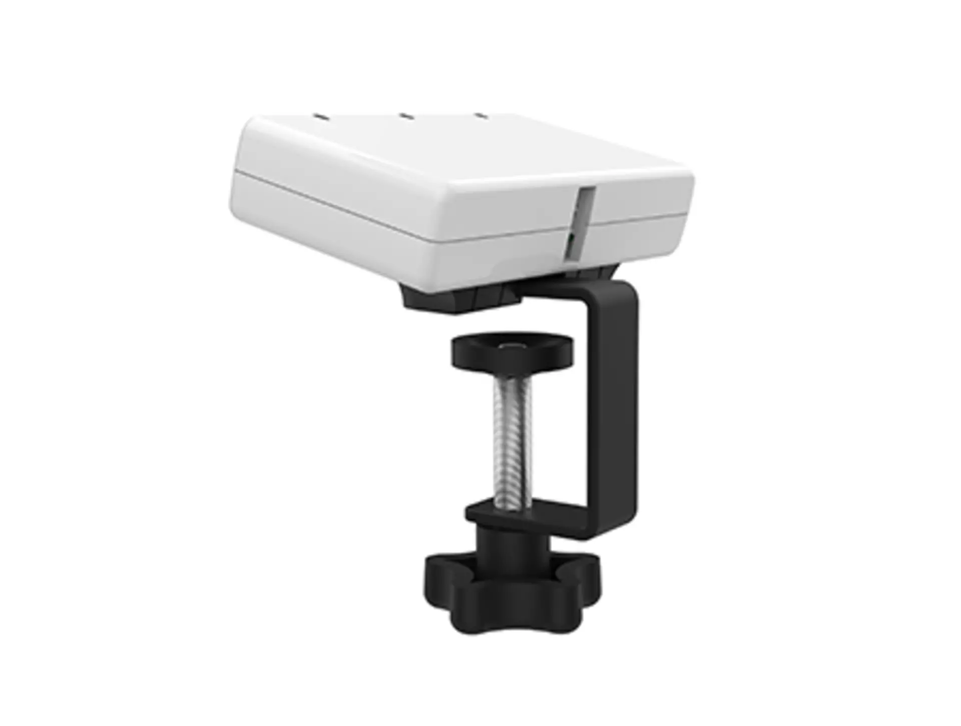 Desk2Device with c-clamp, a high-speed USB charger powered by LINAK Control Box CBD6S