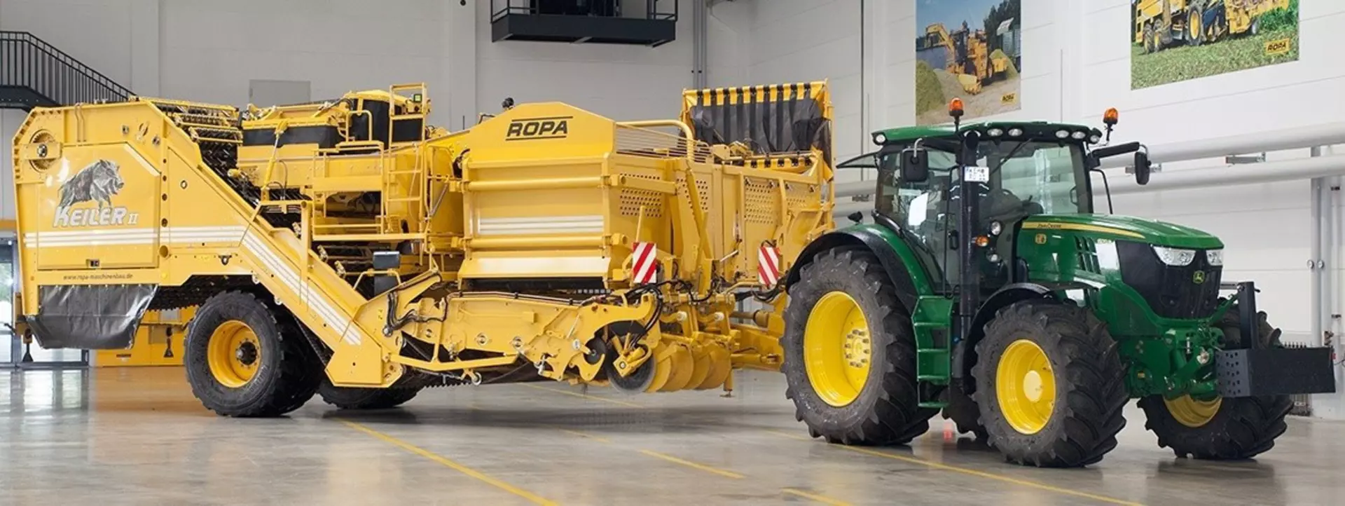 ROPA potato harvesters with LINAK actuators