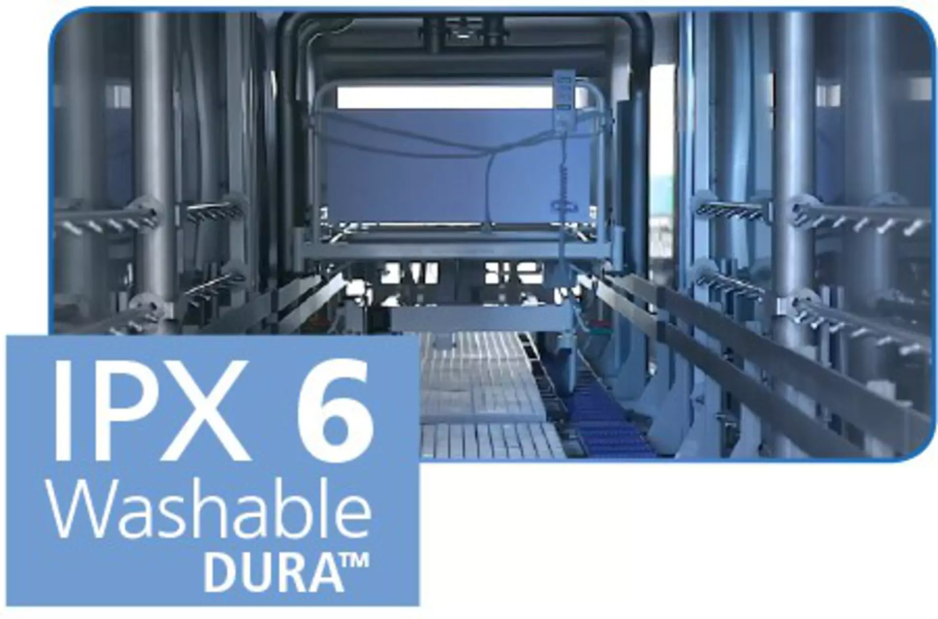 IPX6 washable dura