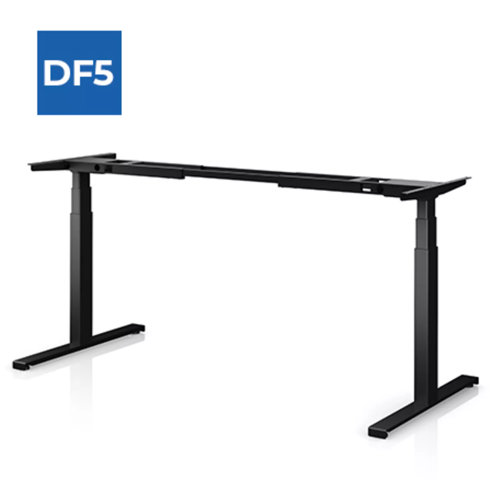 Desk Frame 5 (DF5) two-legged electric adjustable full-frame for sit-stand