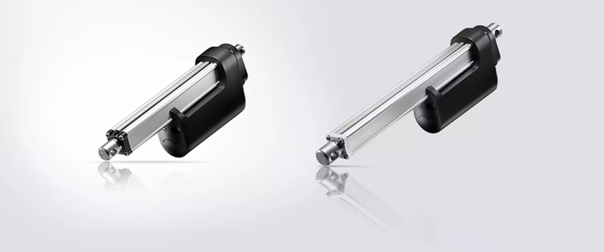 Two heavy duty linear actuator LA36 with 6,800 N and LA37 with 15,000 N