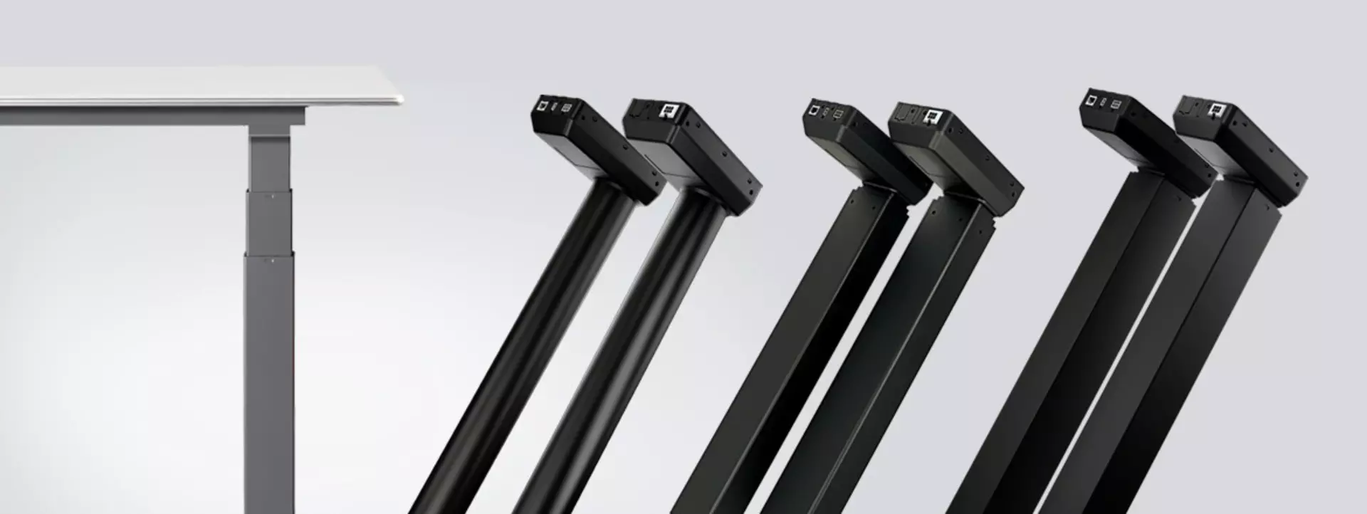 Introducing DL IC – nine new lifting column systems ideal for economy desks
