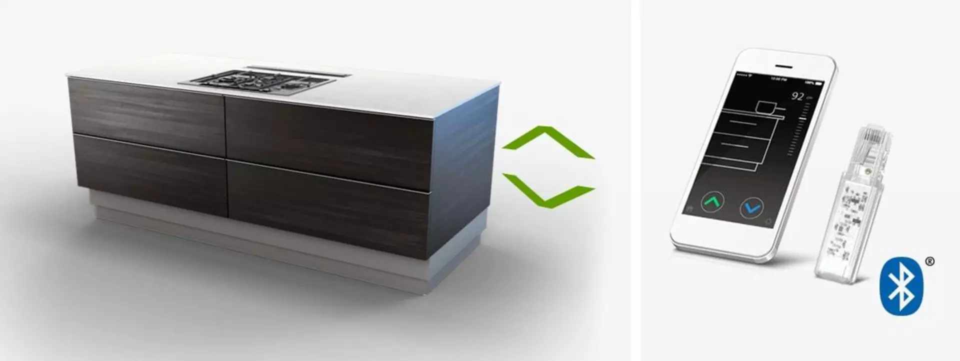 Adjust your kitchen with your smartphone