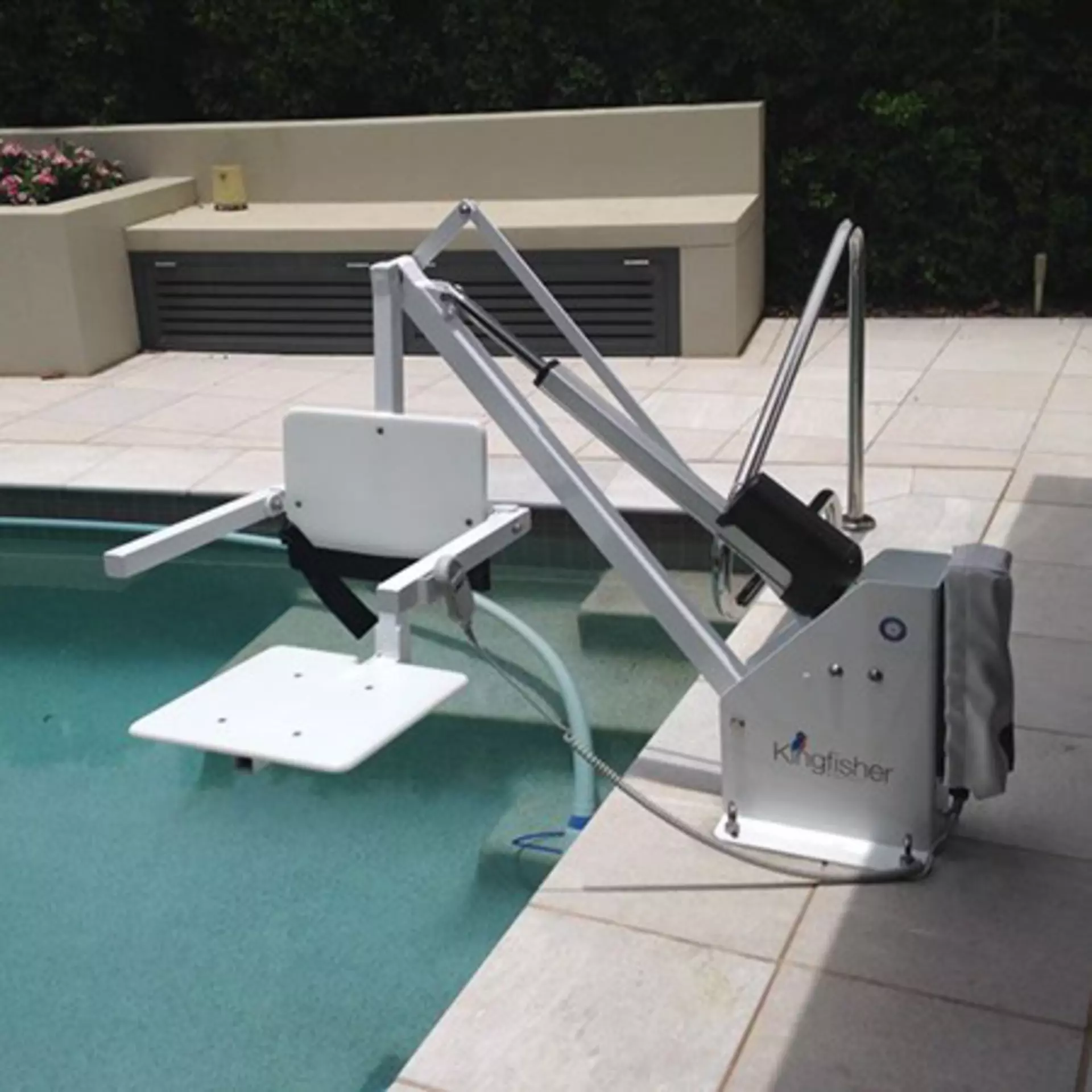 Para Mobility products, the Kingfisher Pool-Spa Access seat.