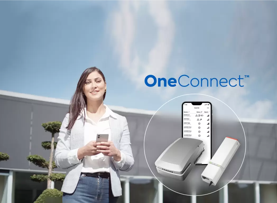 OneConnect® solution enabling connected healthcare equipment and remote monitoring