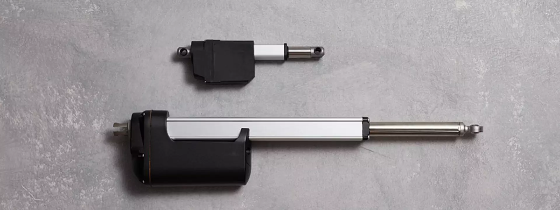 Electric linear actuator in various sizes, stroke lengths and power ratings