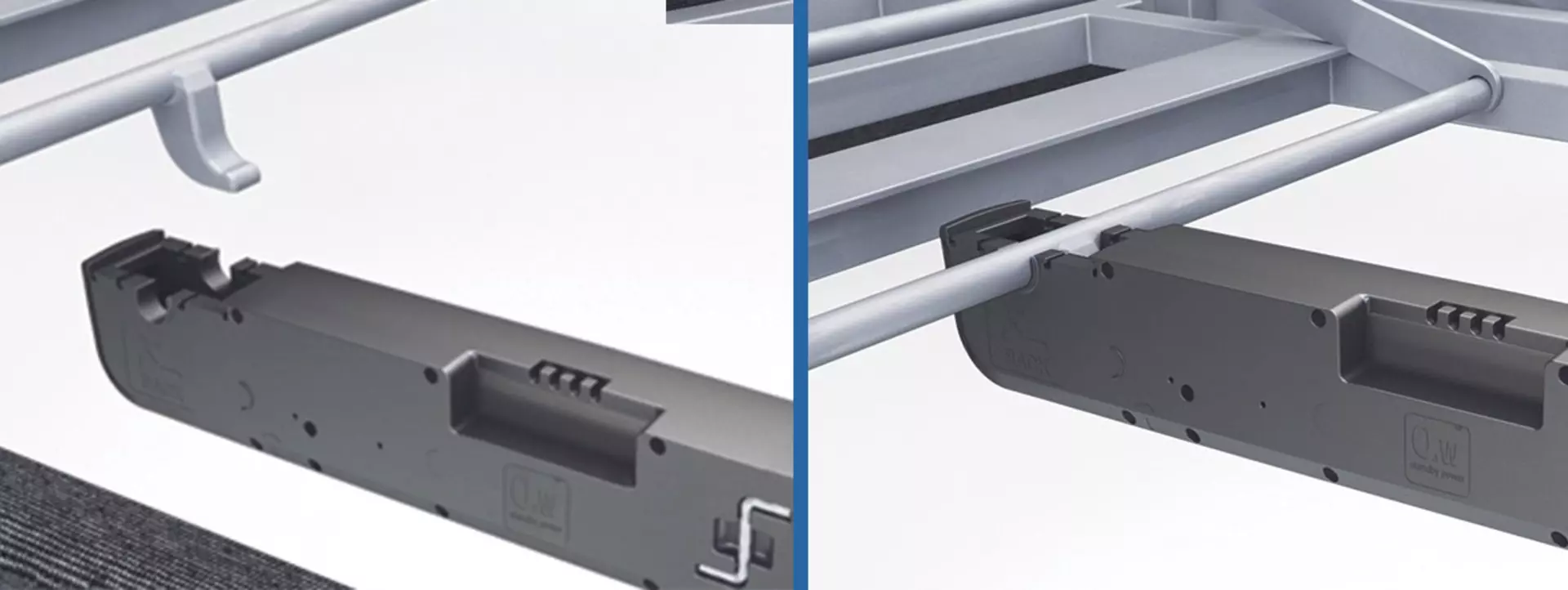 TWINDRIVE dual actuator universal twist brackets
