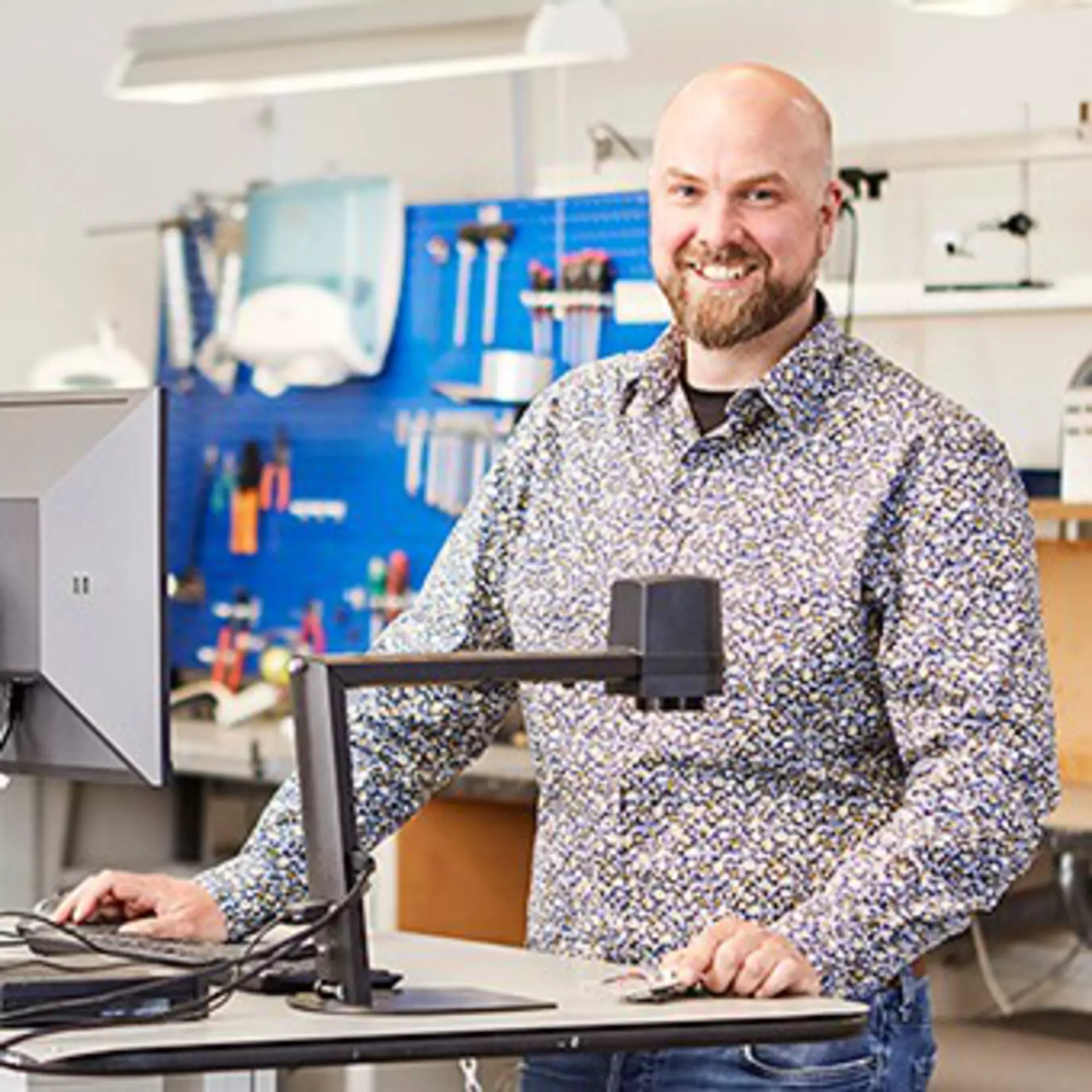 Rune S. B. Kristensen, leder for Produktion & Produktkvalitet hos LINAK Danmark i Silkeborg