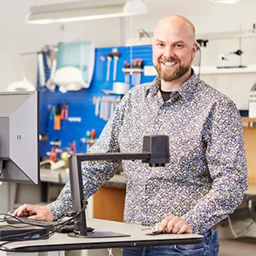 Rune S. B. Kristensen, leder for Produktion & Produktkvalitet hos LINAK Danmark i Silkeborg