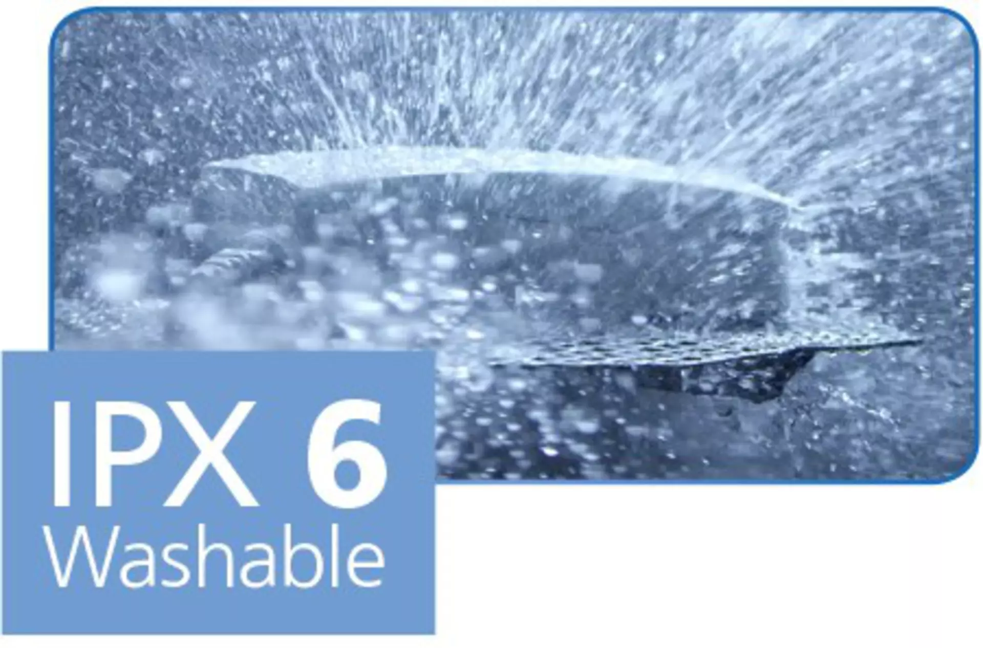 IPX6 washable icon